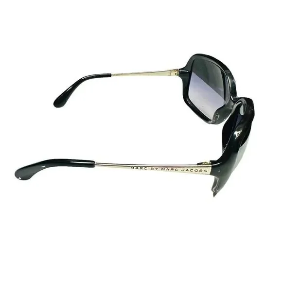 Marc by Marc Jacobs Womens Sunglasses Square Frame Full Black Rim with Case Marc Jacobs MJ 1075/S 807 9O Sunglasses Black - eye-oo.com main image 4